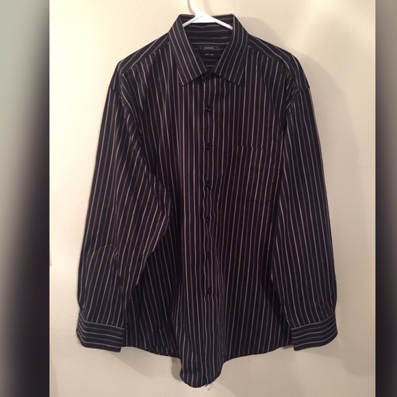 Alfani Pinstrips Shirt - Picture 1 of 2
